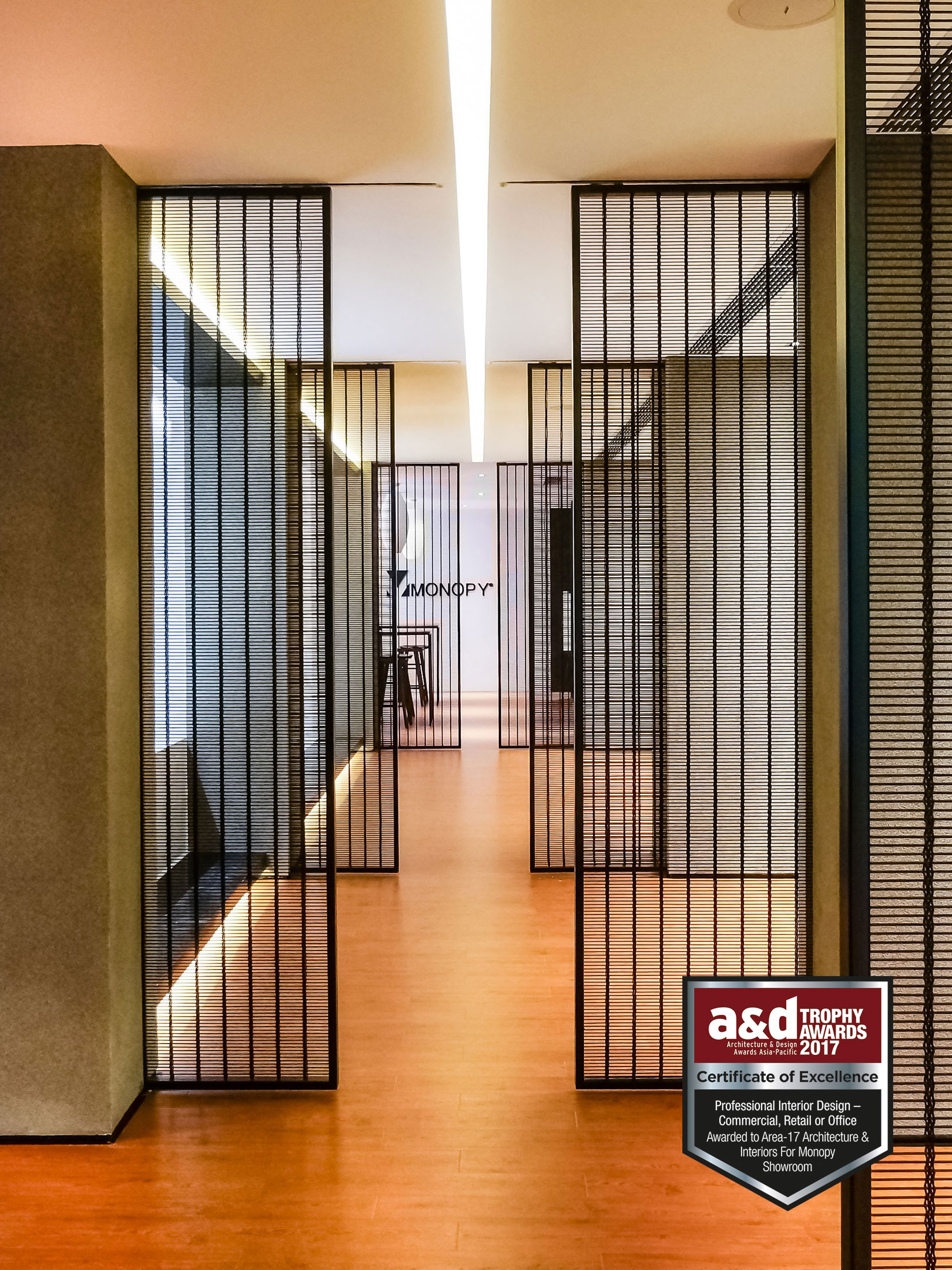 Monopy Showroom - A&D Trophy Awards 2017